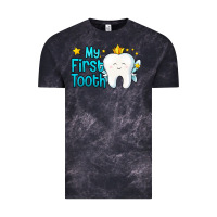Cloud Black my first tooth tooth fairy Vintage Tee - Jasminsmagicworld