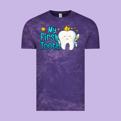 My First Tooth Tooth Fairy Vintage Tee Designed By Jasminsmagicworld