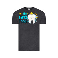 Vintage Black my first tooth tooth fairy Vintage Tee - Jasminsmagicworld