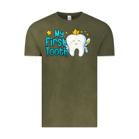 Vintage Olive my first tooth tooth fairy Vintage Tee - Jasminsmagicworld