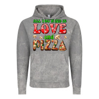 Cloud Rock all you need is love and pizza Vintage Hoodie - AdoDesignShop