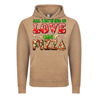 Vintage Coffee all you need is love and pizza Vintage Hoodie - AdoDesignShop