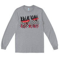 Heather Grey break boards not hearts Long Sleeve Tee - MaliasSmallBusiness