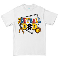 White softball dad Premium Tee - AdoDesignShop