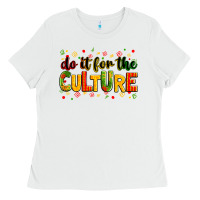 White do it for the culture Ladies Tee - Zillion Design Studio