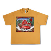 Peanut Butter Christmas farm reindeer and truck Urban Heavy Tee - BarkalooDesign