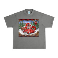 Tornado Christmas farm reindeer and truck Urban Heavy Tee - BarkalooDesign