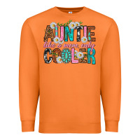 Carrot Auntie Like a Mom Only Cooler Premium Sweatshirt - texasbilliewilder