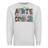 Dove Grey Auntie Like a Mom Only Cooler Premium Sweatshirt - texasbilliewilder