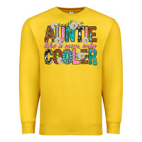 Lemon Auntie Like a Mom Only Cooler Premium Sweatshirt - texasbilliewilder