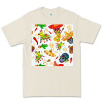 Bone mexico seamless pattern Premium Tee - FaDigitalArtStudio