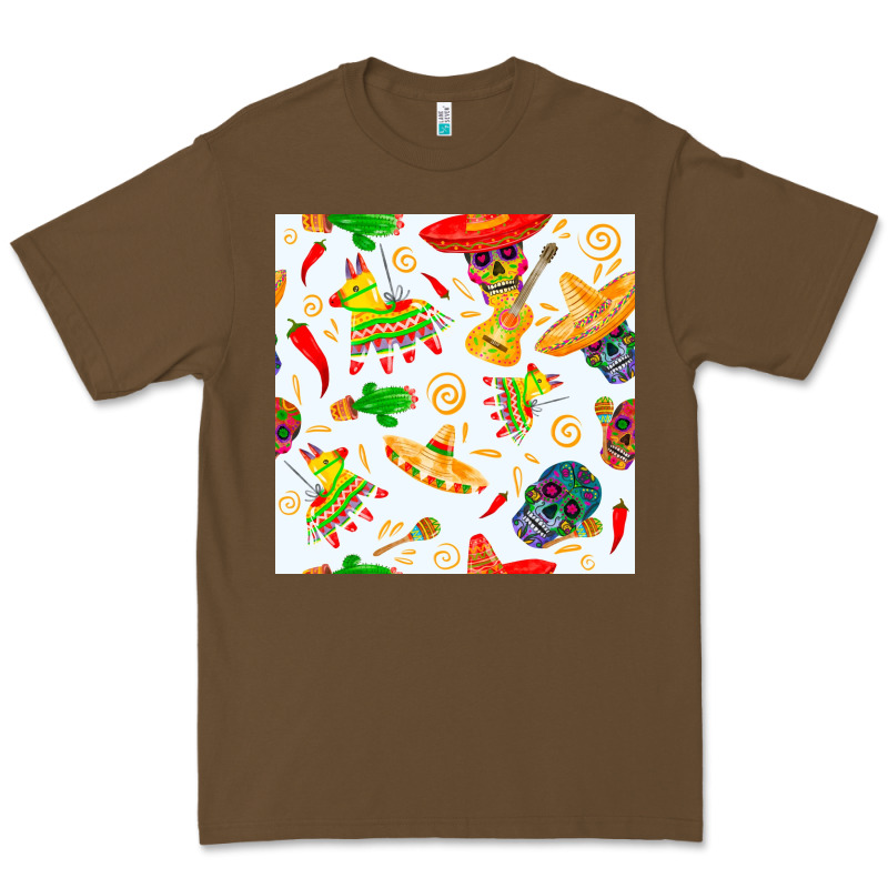 Mexico Seamless Pattern Premium Tee by FaDigitalArtStudio | Teevron
