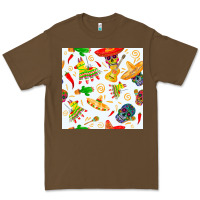 Cacao mexico seamless pattern Premium Tee - FaDigitalArtStudio