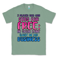 Sage 2 places you can stay for free in your lane and ou Classic Tee - MaliasSmallBusiness