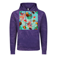 Cloud Purple summer vibes seamless pattern Vintage Hoodie - BundleAndBundleShop