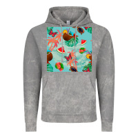 Cloud Rock summer vibes seamless pattern Vintage Hoodie - BundleAndBundleShop