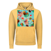 Vintage Mustard summer vibes seamless pattern Vintage Hoodie - BundleAndBundleShop