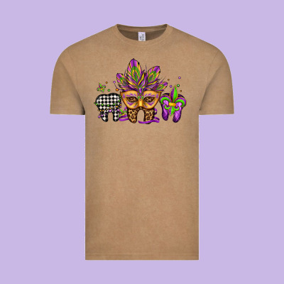 Mardi Gras Teeth Dental Assistant Vintage Tee Designed By Jasminsmagicworld