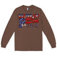 Chestnut batter up pre k Long Sleeve Tee - JahusDesignShop