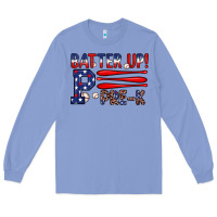 Colony Blue batter up pre k Long Sleeve Tee - JahusDesignShop