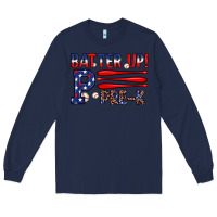Navy batter up pre k Long Sleeve Tee - JahusDesignShop