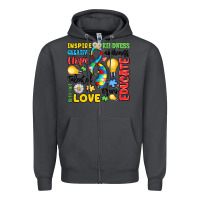 Smoke name puzzle ribbon of inspiration Zipper Hoodie - LillyAllenDesigns