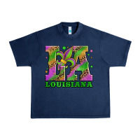 Navy mardi gras louisiana fleur de lis Urban Heavy Tee - Jasminsmagicworld
