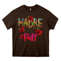Chocolate Brown madre our lady Heavy Core Tee - CTS Tumbler Store
