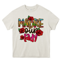 Cream madre our lady Heavy Core Tee - CTS Tumbler Store