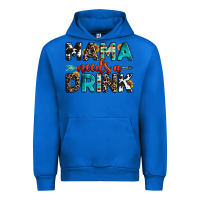 Cobalt mama needs a drink Urban Hoodie - OliviaCreatesArt