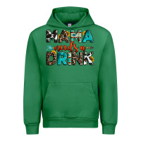 Emerald mama needs a drink Urban Hoodie - OliviaCreatesArt