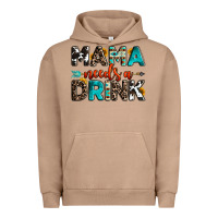 Pigment Burro mama needs a drink Urban Hoodie - OliviaCreatesArt
