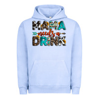 Pigment Grape Ice mama needs a drink Urban Hoodie - OliviaCreatesArt