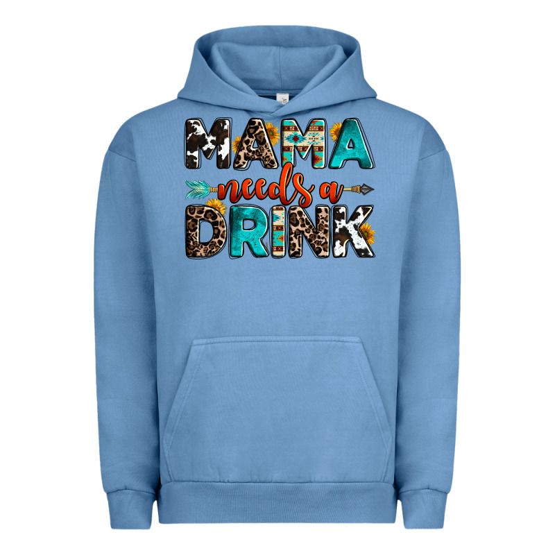 Mama Needs A Drink Urban Hoodie by OliviaCreatesArt | Teevron