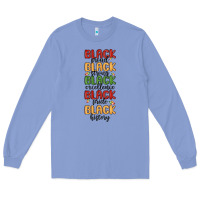 Colony Blue black history Long Sleeve Tee - MaliasSmallBusiness