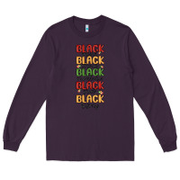 Plum black history Long Sleeve Tee - MaliasSmallBusiness
