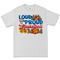 Dove Grey loud and proud basketball mom Premium Tee - HRA Design Shop