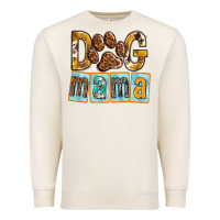Sandshell Dog Mama with Paw Premium Sweatshirt - texasbilliewilder
