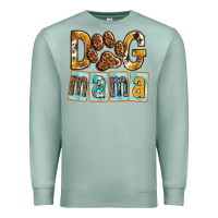 Seafoam Dog Mama with Paw Premium Sweatshirt - texasbilliewilder
