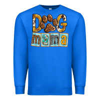 True Royal Dog Mama with Paw Premium Sweatshirt - texasbilliewilder