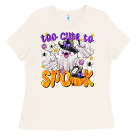 Bone Too Cute To Spook Ladies Tee - texasbilliewilder