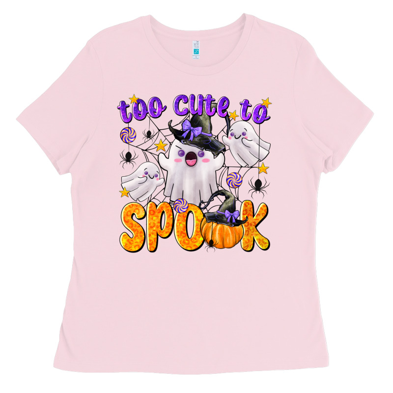 Too Cute To Spook Ladies Tee by texasbilliewilder | Teevron