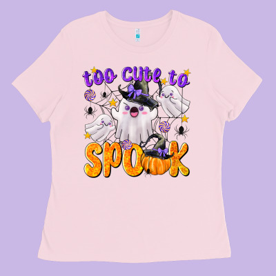 Too Cute To Spook Ladies Tee Designed By Texasbilliewilder
