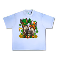 Grape Ice st patricks donkeys with  shamrocks Urban Heavy Tee - AdoDesignShop