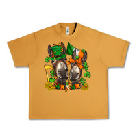 Peanut Butter st patricks donkeys with  shamrocks Urban Heavy Tee - AdoDesignShop