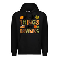 Black In all things give thanks Premium Hoodie - NancyCooperArtShop