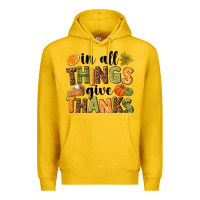 Lemon In all things give thanks Premium Hoodie - NancyCooperArtShop