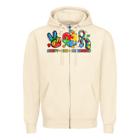 Sandshell accept love understand Zipper Hoodie - LillyAllenDesigns