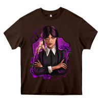 Chocolate Brown wednesday Heavy Core Tee - Zillion Design Studio