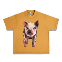 Peanut Butter pig Urban Heavy Tee - BarkalooDesign